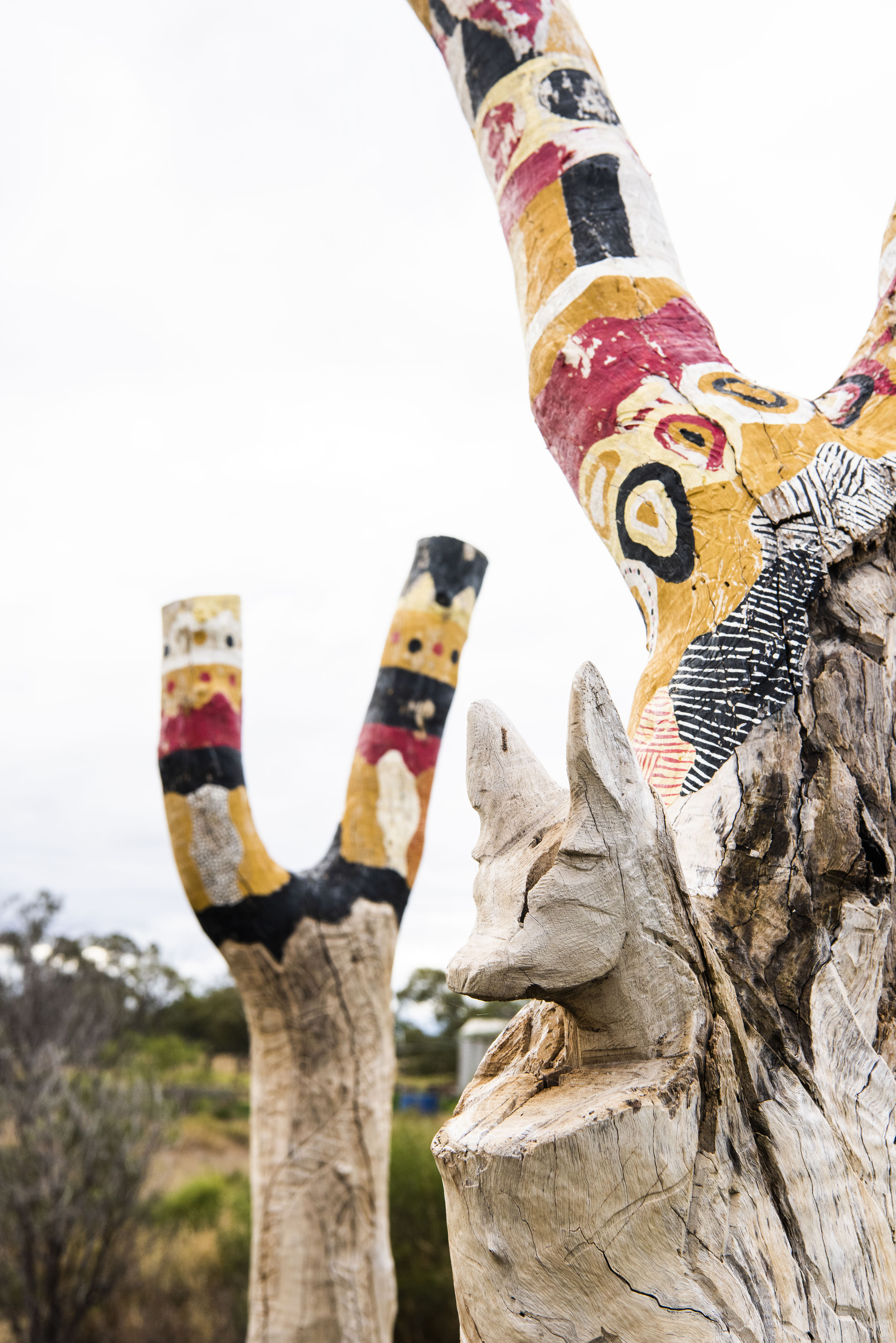 Wailwan Information Panels & Totem Poles